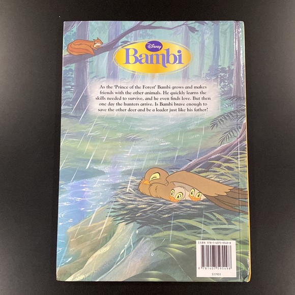 Bambi - Large Hardcover Children’s Book - Picture 2 of 6